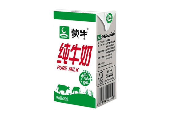 蒙牛更新包装形象只为点滴幸福