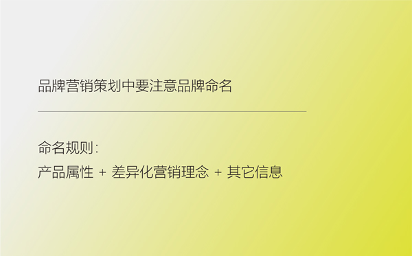 品牌营销策划中要注意品牌命名_昆明品牌命名