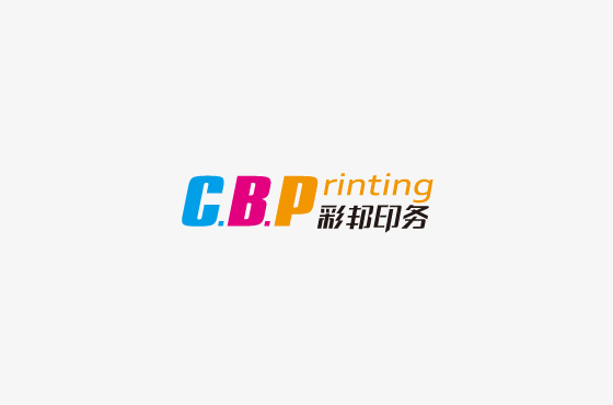 彩邦印务字体LOGO设计