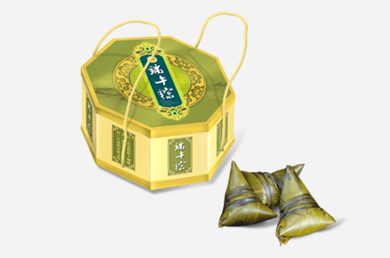 端午节粽子包装盒设计