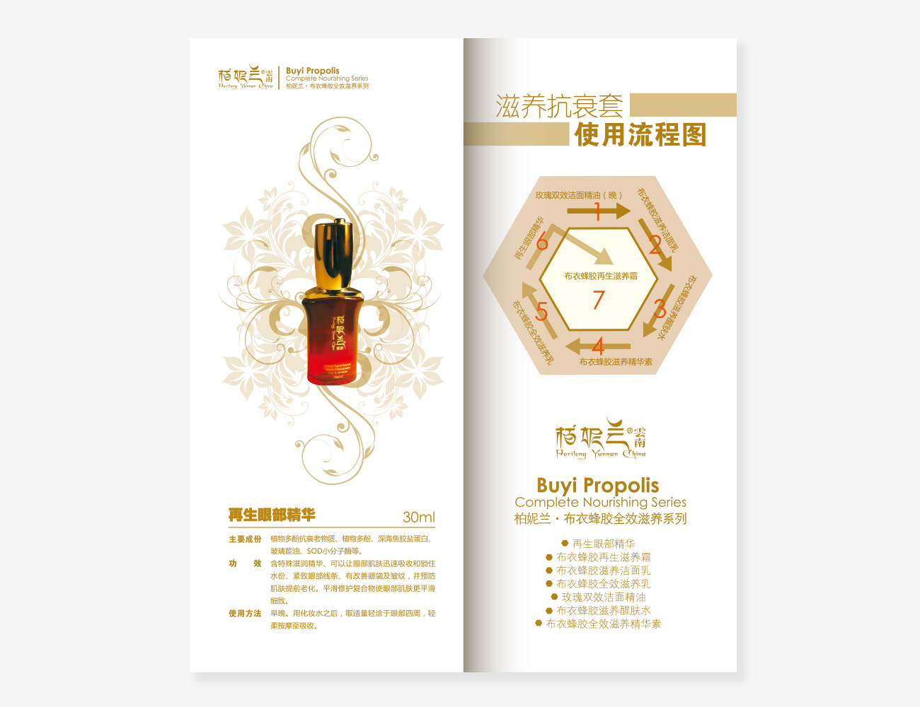 柏妮兰摩梭雪莲美白霜画册设计_昆明画册设计